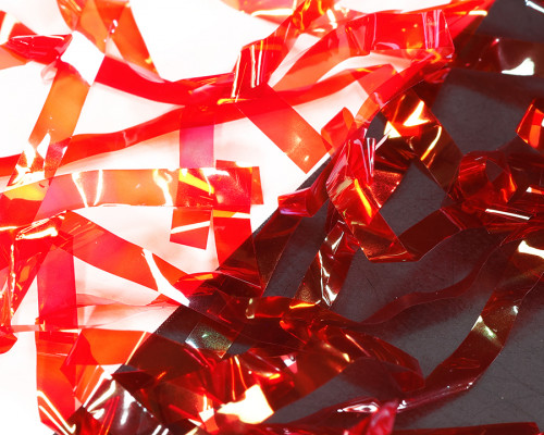 Fine FlashBack Strips, 3 mm, Red Pearl / 47 Fine FlashBack Strips, 3 mm, Red Pearl / 47